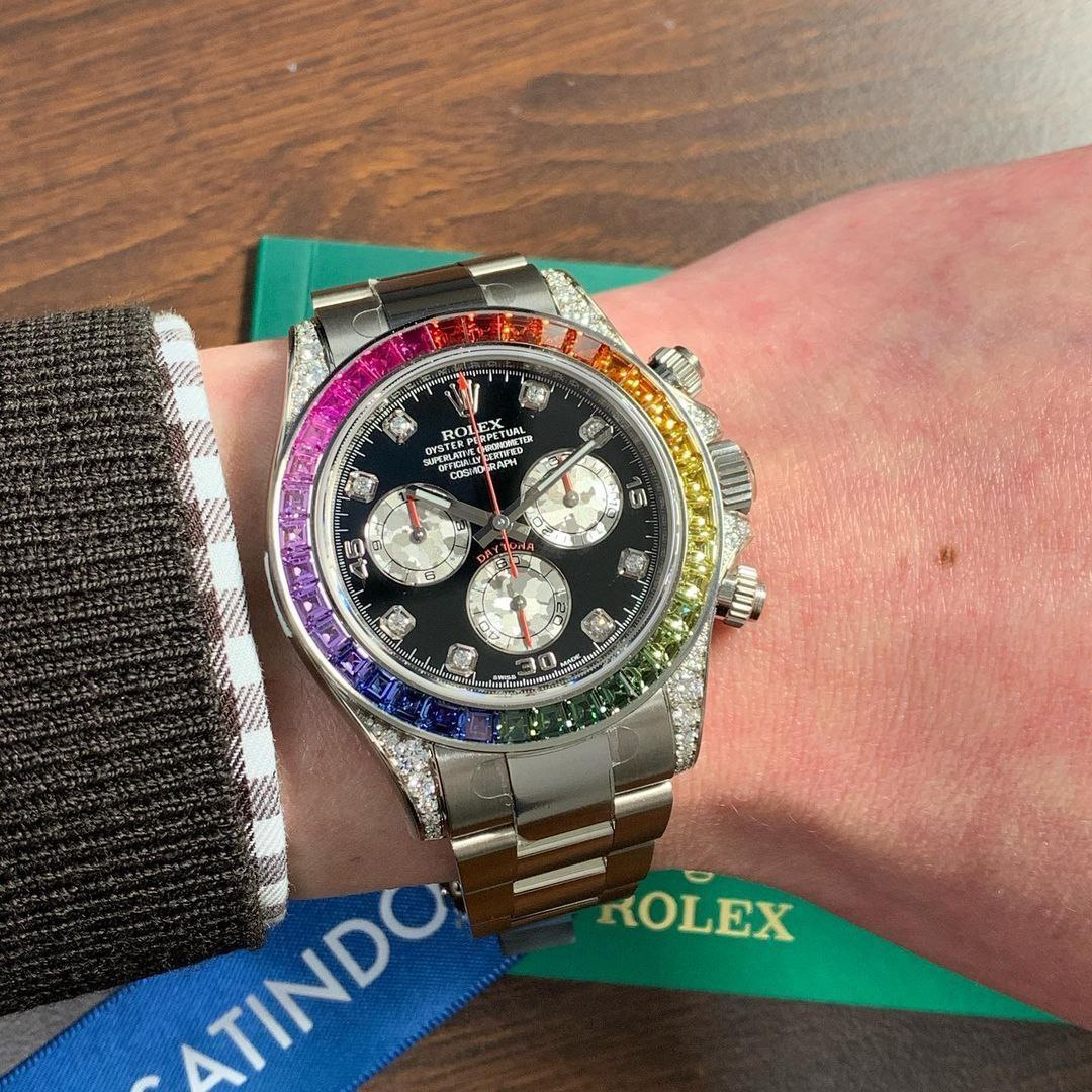 MARBLE DIAL ROLEX