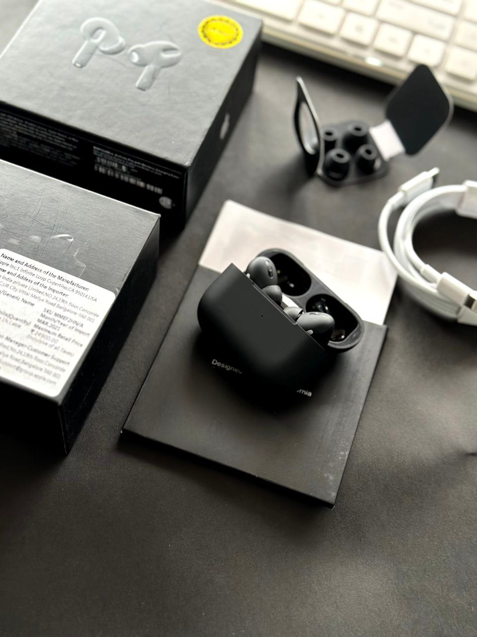 Airpods Pro2 Matte Black