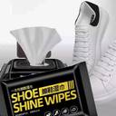 MINDKING Wipes Shoe Wipes 1 Pack of 80 Pcs Instant Sneaker Cleaner Shoe Cleaning Wipes Sports, Velour, Leather, Canvas Shoe Cleaner (White)