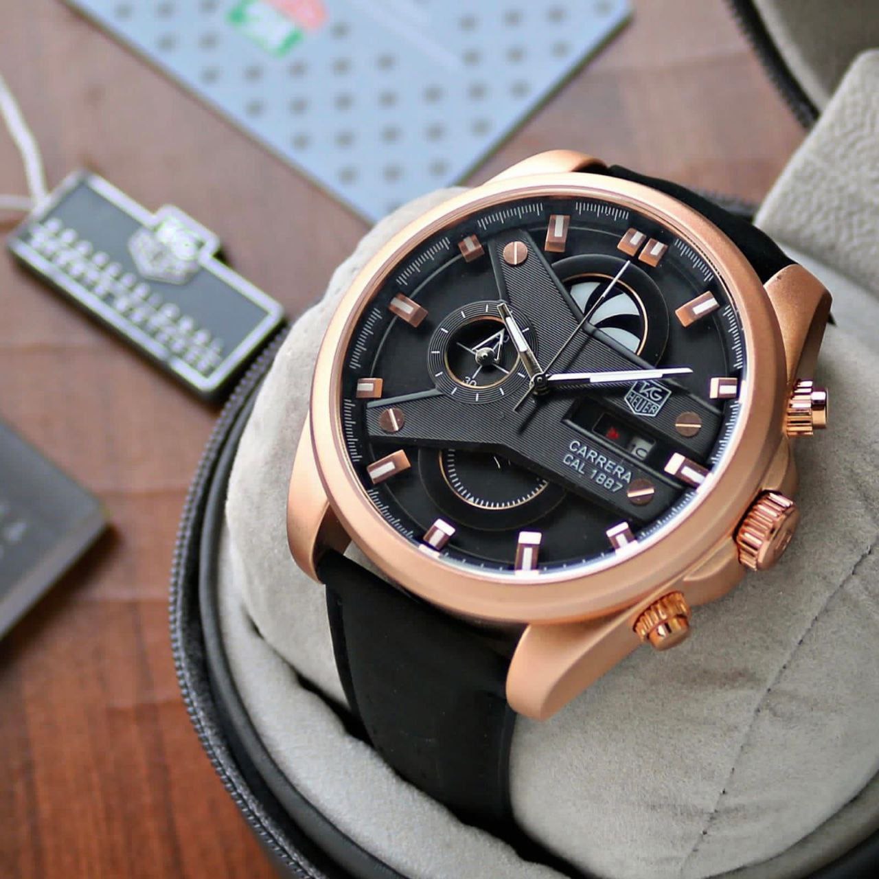 Tag Heuer CR7 Quartz Chronograph Men’s Watch – Luxury Sports Style, 7A Quality
