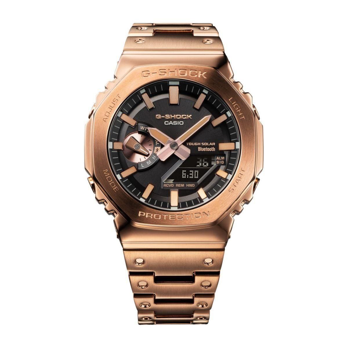 G-Shock GM-B2100 Full Metal Unisex Watch | Impact & Water Resistant | Stainless Steel Strap & AutoLight | Premium Digital Display