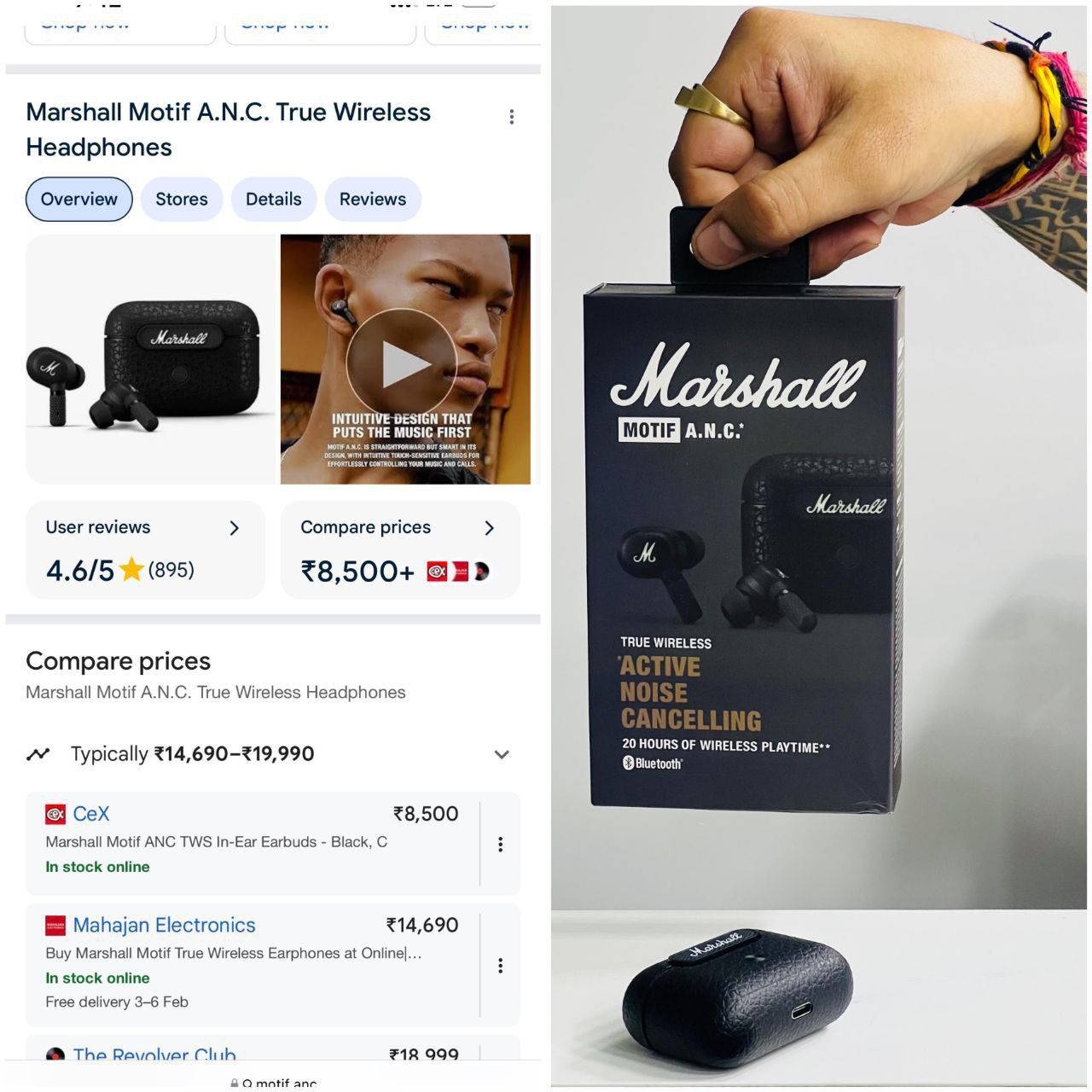 Marshall MOTIF Premium Earbuds