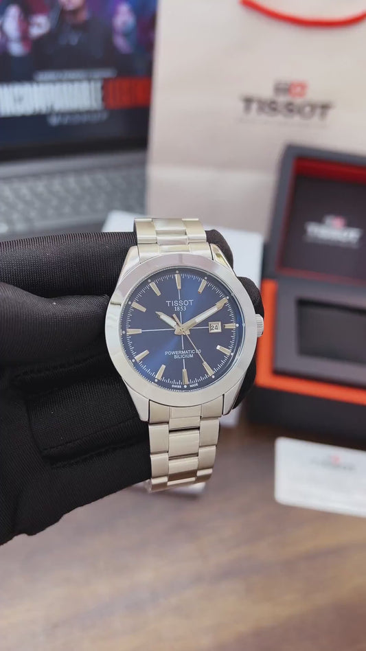 TISSOT GENTLEMAN POWERMATIC 80 SILICIUM BLUE DIAL MEN